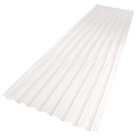 Clear roof panels home depot - PALRUF corrugated roofing panels are a chemically resistant and durable covering for roofing, siding or cladding perfect for DIY projects such as deck skirting, underdecking, canopies, walkway covers, carports, patio cover, animal shelters, partitions and fences. 8 Ft Sheet Length. Colour: Clear. Easy to handle and quickly installed.